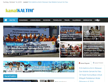 Tablet Screenshot of kanalkaltim.com